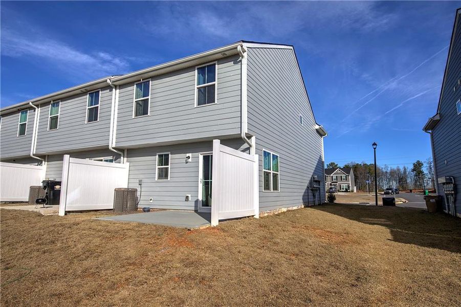 Exterior details and patio area of a home in , Cartersville (Image 25).