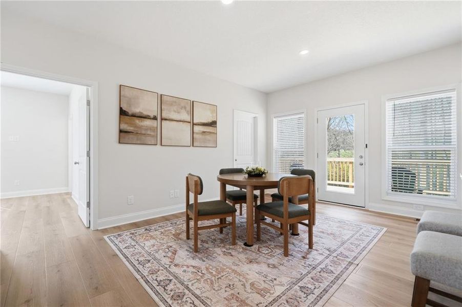 Furnished interior view inside a new home in , Blairsville (Image 13). Furnished interior view inside a new home in , Blairsville (Image 13).