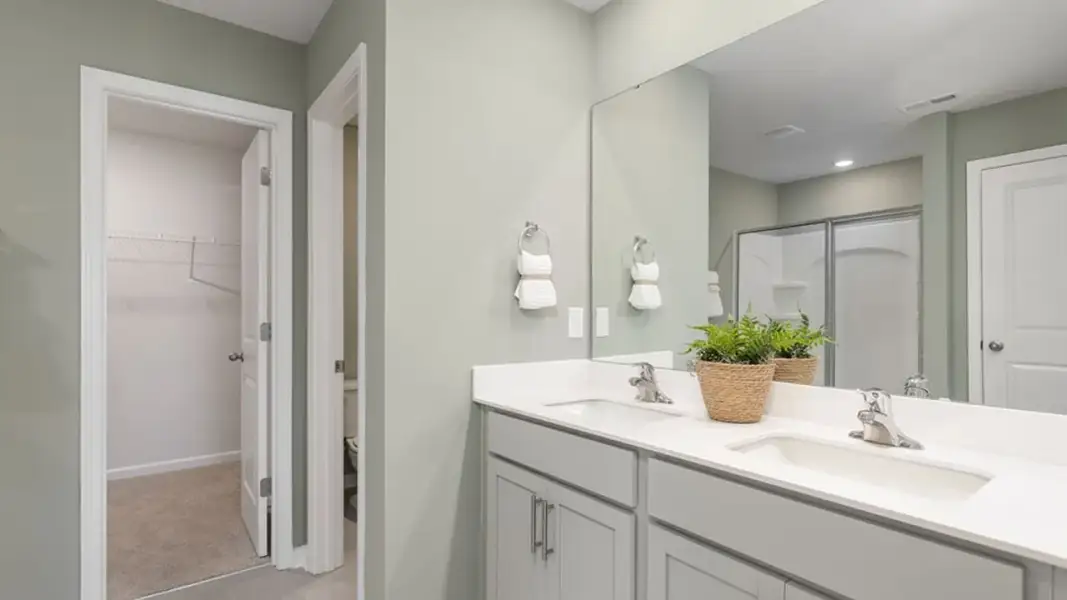 Furnished interior view inside a new home in The Estates at Edinborough, Gibsonville (Image 26).