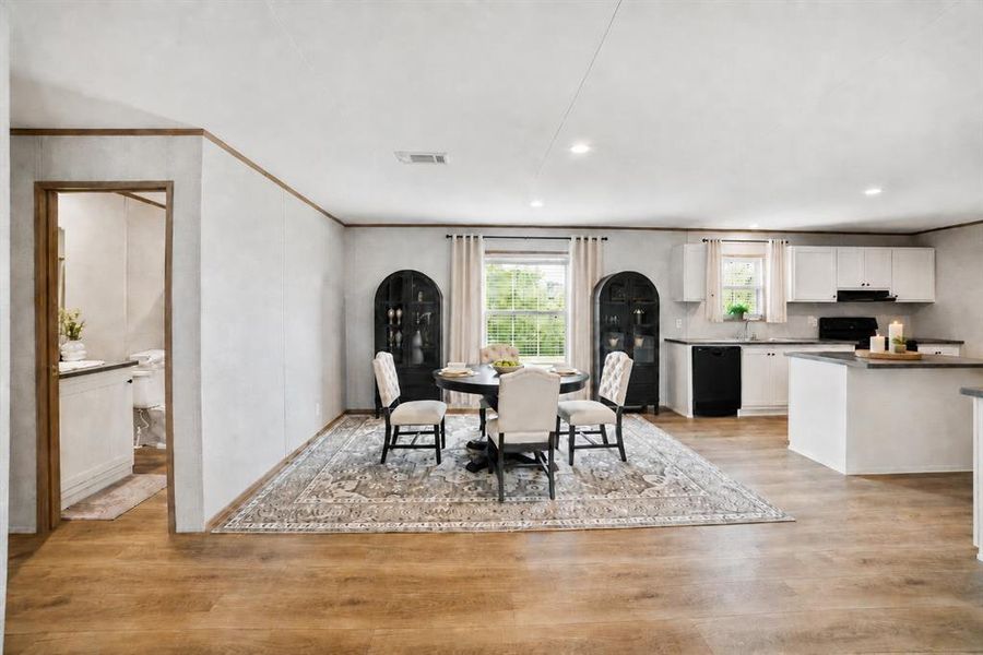 Furnished interior view inside a new home in , Poolville (Image 17).
