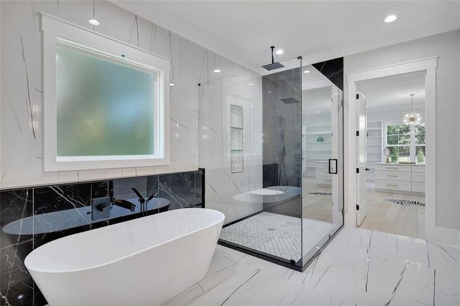 Furnished interior view inside a new home in , Suwanee (Image 30).