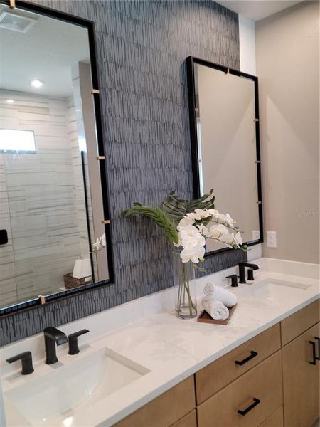 Furnished interior view inside a new home in Brightmore at Wellen Park, Venice (Image 13).