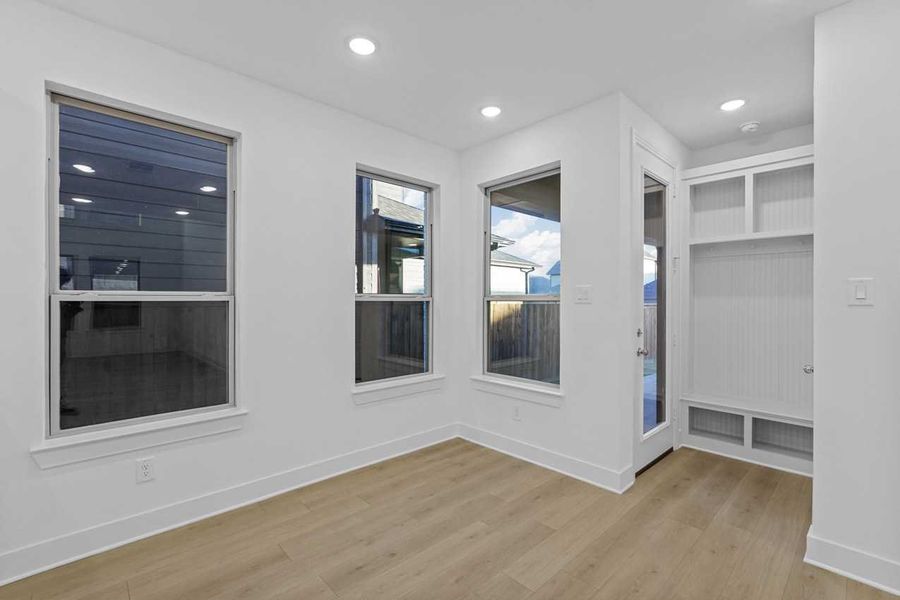 Representative Breakfast Nook - some options shown Representative Breakfast Nook - some options shown