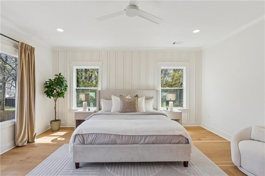 Furnished interior view inside a new home in , Atlanta (Image 10).