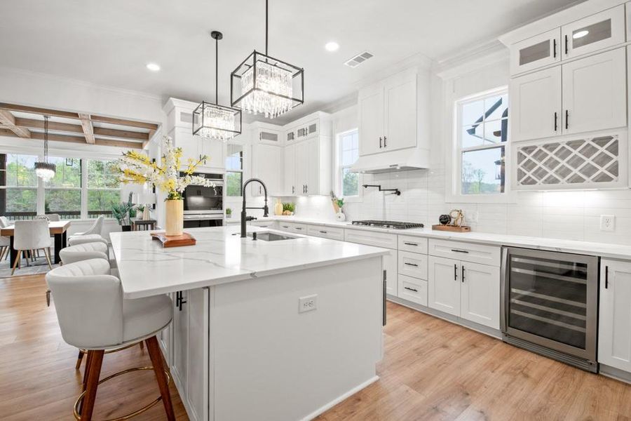 Furnished interior view inside a new home in , Dacula (Image 45).