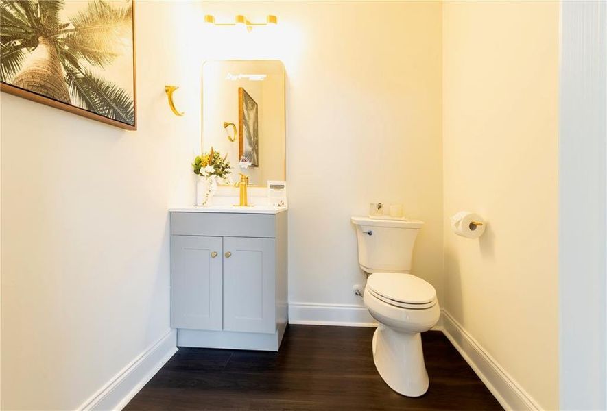 Furnished interior view inside a new home in , Atlanta (Image 10).