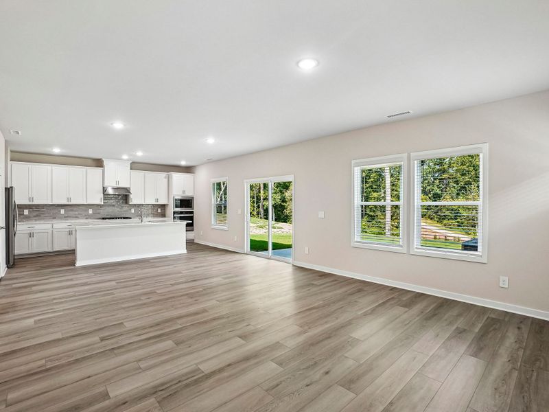 Spacious, unfurnished interior of a new home in The Heritage at Buffaloe Reserve, Raleigh (Image 11). Spacious, unfurnished interior of a new home in The Heritage at Buffaloe Reserve, Raleigh (Image 11).