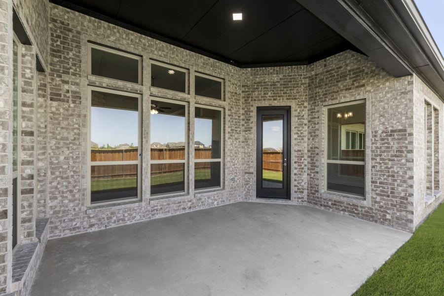 Representative exterior details of a home built from the Jordan by Windsor Homes in Nelson Lake Estates, Rockwall (Image 3).