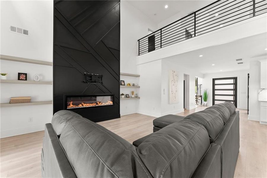 Furnished interior view inside a new home in , Hartwell (Image 9).