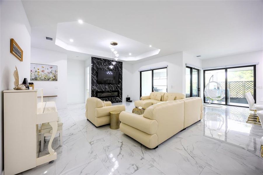 Furnished interior view inside a new home in , Lehigh Acres (Image 7).