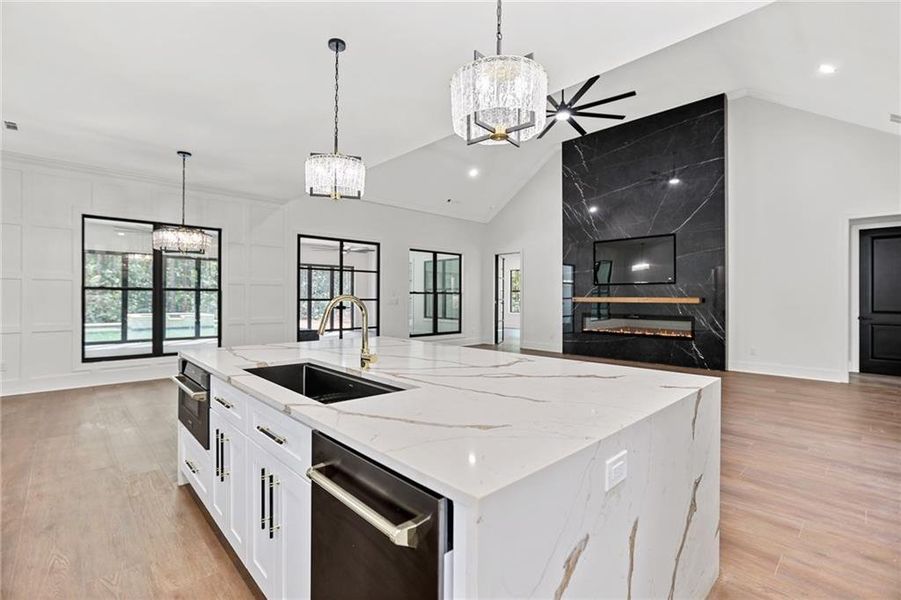 Furnished interior view inside a new home in , Chattahoochee Hills (Image 11).