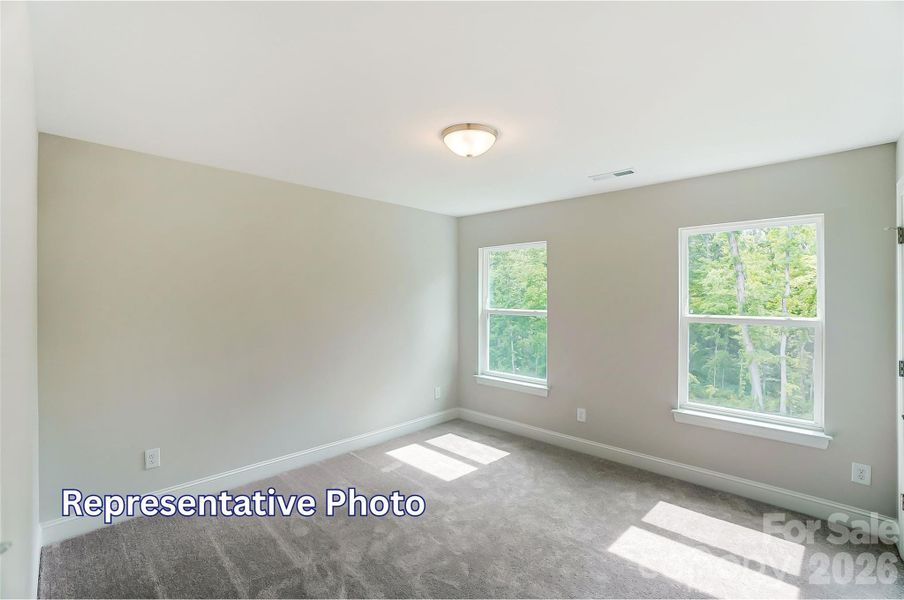 Spacious, unfurnished interior of a new home in Caldwell Forest, Charlotte (Image 23).