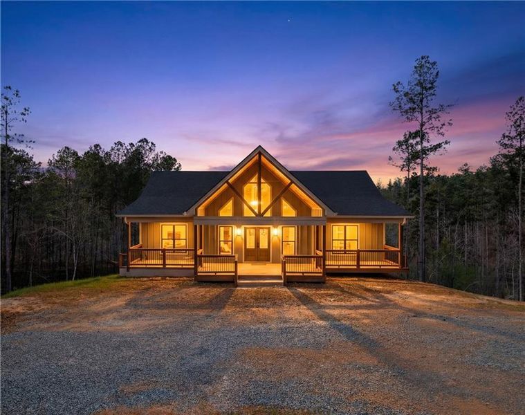 Exterior details and patio area of a home in , Talking Rock (Image 30).