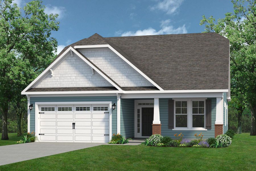 Representative exterior photo of a completed home built from the The Longboard by Chesapeake Homes in Coastal Club of the Carolinas, Calabash, NC (Image 21).