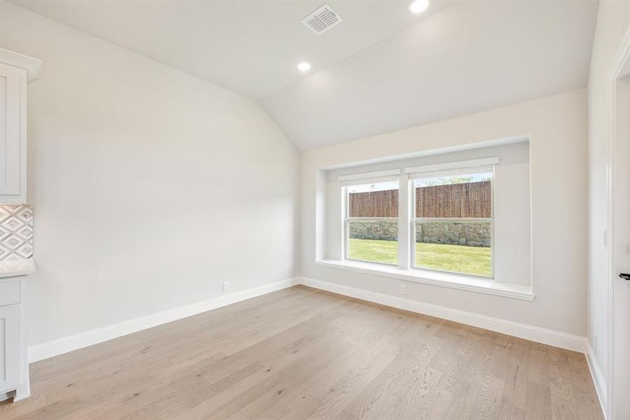 Spacious, unfurnished interior of a new home in Parks at Panchasarp Farms 65, Burleson (Image 31). Spacious, unfurnished interior of a new home in Parks at Panchasarp Farms 65, Burleson (Image 31).