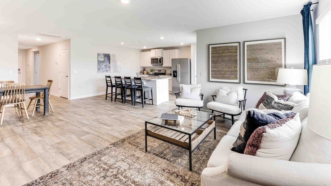 Representative furnished interior of a home built from the KERRY by D.R. Horton in Halls Landing, Bolivia (Image 10). Representative furnished interior of a home built from the KERRY by D.R. Horton in Halls Landing, Bolivia (Image 10).