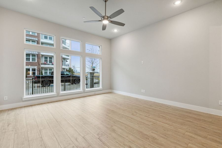 Spacious, unfurnished interior of a new home in Newman Village Townhomes, Frisco (Image 9).
