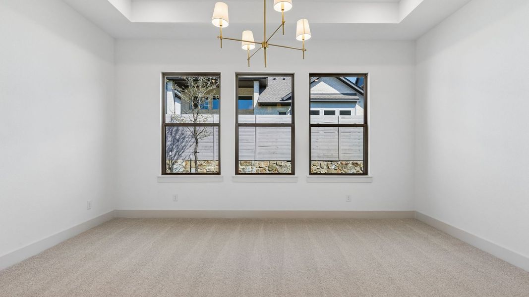 Spacious, unfurnished interior of a new home in Painted Tree 50' Series, McKinney (Image 20). Spacious, unfurnished interior of a new home in Painted Tree 50' Series, McKinney (Image 20).