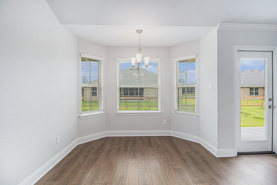 Spacious, unfurnished interior of a new home in Bayou Bend Estates, Dickinson (Image 14). Spacious, unfurnished interior of a new home in Bayou Bend Estates, Dickinson (Image 14).