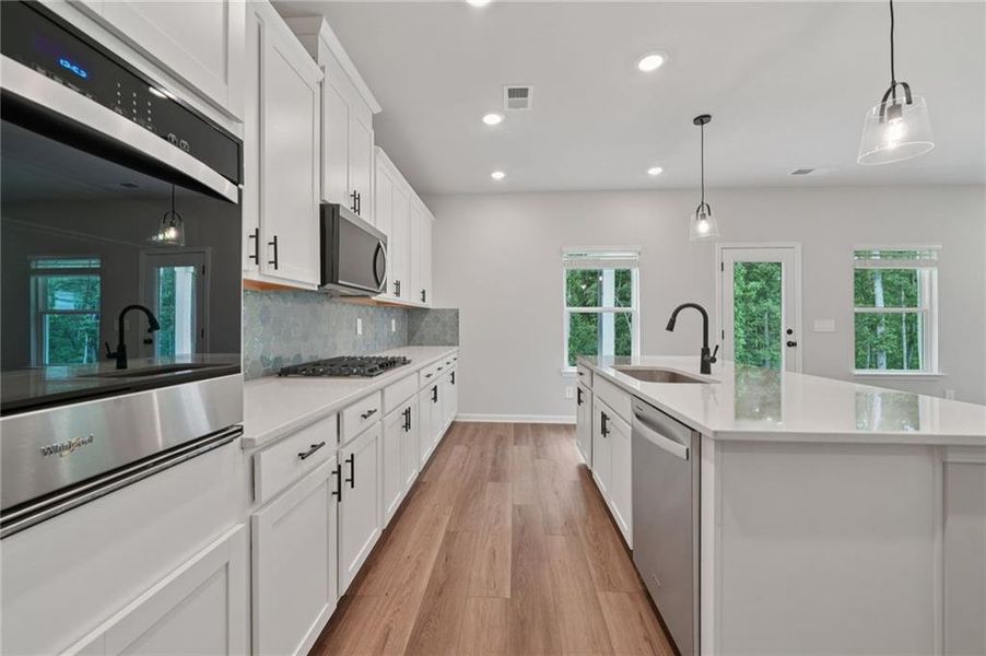 Furnished interior view inside a new home in Vines at Mill Creek - Estate Series, Braselton (Image 28).