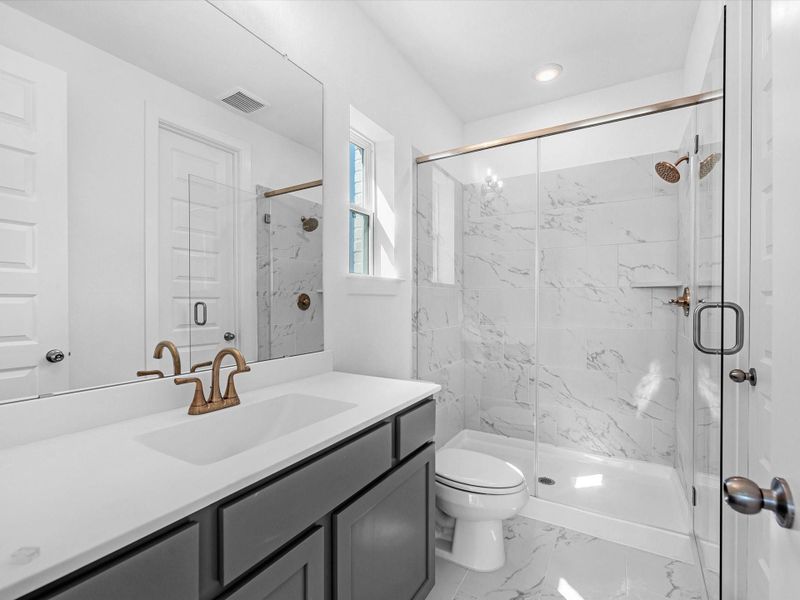 Furnished interior view inside a new home in Meridiana, Manvel (Image 5).