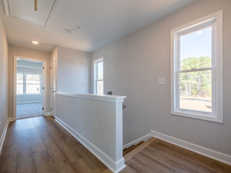 Spacious, unfurnished interior of a new home in Townes at South Main, Kennesaw (Image 13).