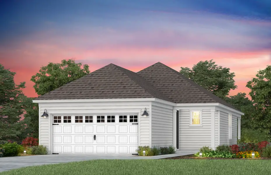 Representative exterior photo of a completed home built from the Alpine by Del Webb in Del Webb Ocean Isle Beach, Shallotte, NC (Image 24).