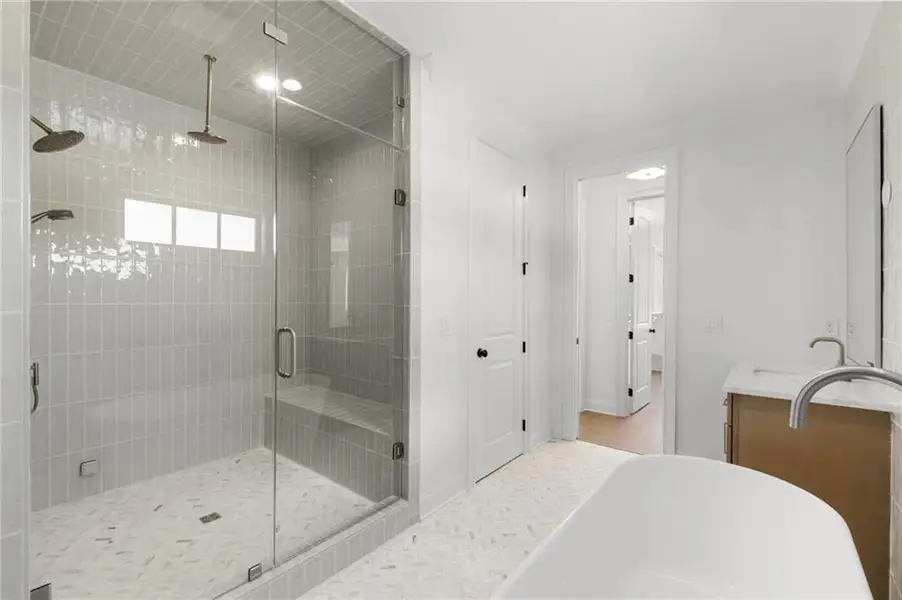 Furnished interior view inside a new home in , Suwanee (Image 15).