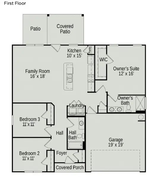 *First floor.* *First floor.*
