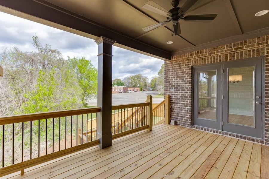 Exterior details and patio area of a home in , Buford (Image 4).