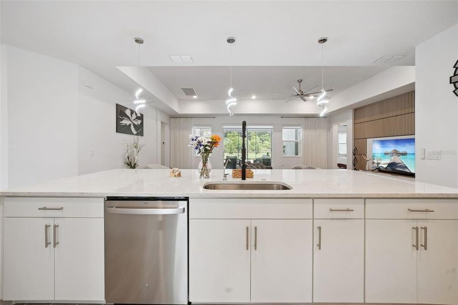 Furnished interior view inside a new home in , Mount Dora (Image 18).