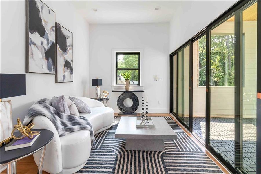 Furnished interior view inside a new home in , Decatur (Image 6).