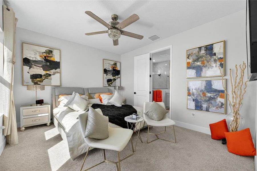 Furnished interior view inside a new home in The Peninsula at Rhodine Lake, Riverview (Image 13).