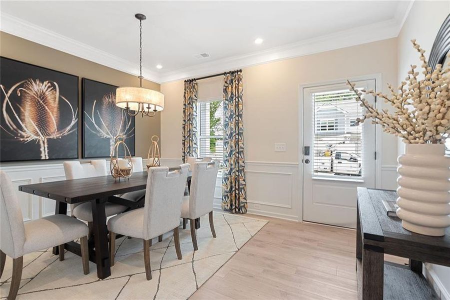 Furnished interior view inside a new home in Laurel Ridge, Rock Spring (Image 35).