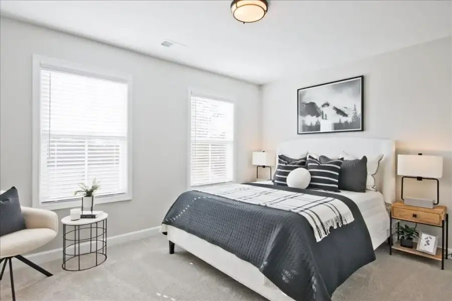 Furnished interior view inside a new home in Townes at South Main, Kennesaw (Image 14).