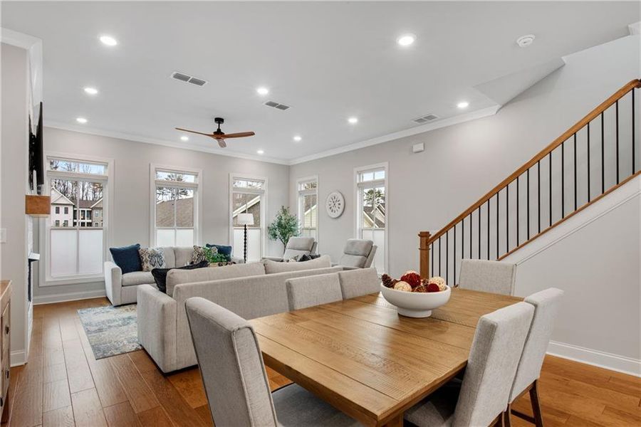 Furnished interior view inside a new home in , Peachtree Corners (Image 48).
