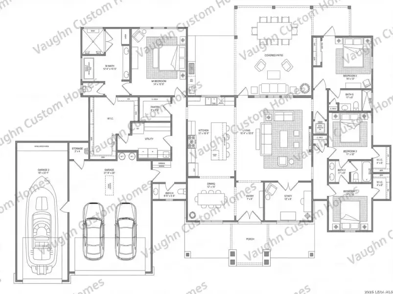 2D floor plan layout of this home in , Fischer, TX (Image 4).