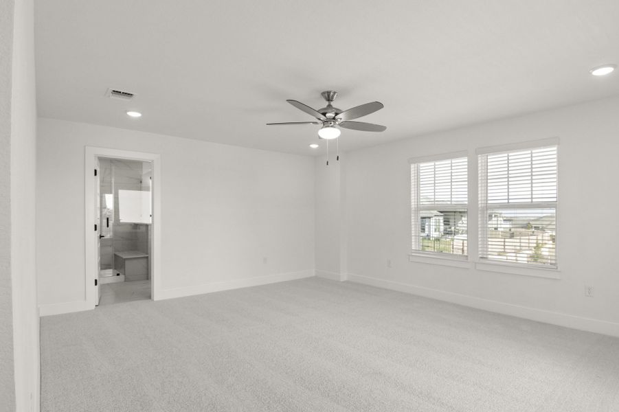 Spacious, unfurnished interior of a new home in Easton Park, Austin (Image 22).