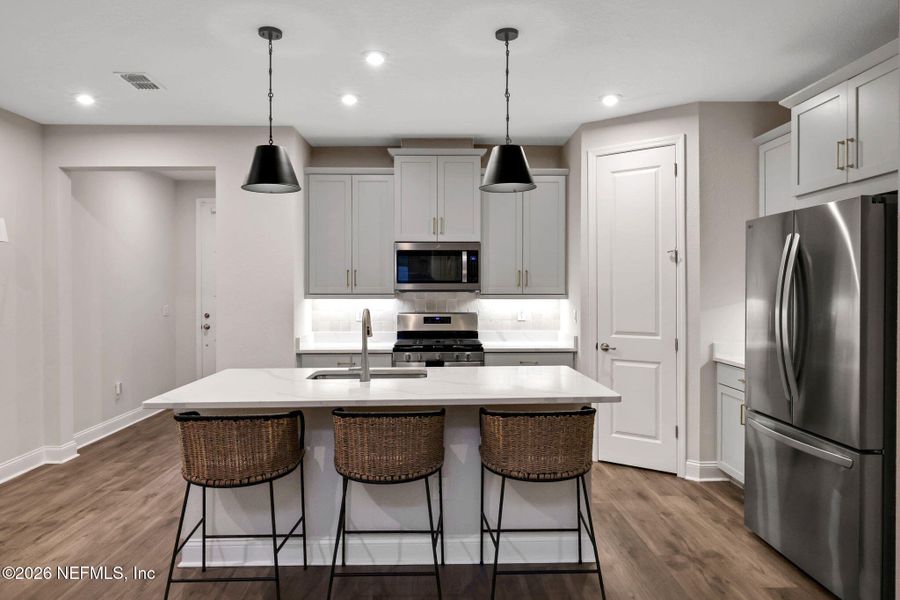 Furnished interior view inside a new home in , Jacksonville (Image 42).