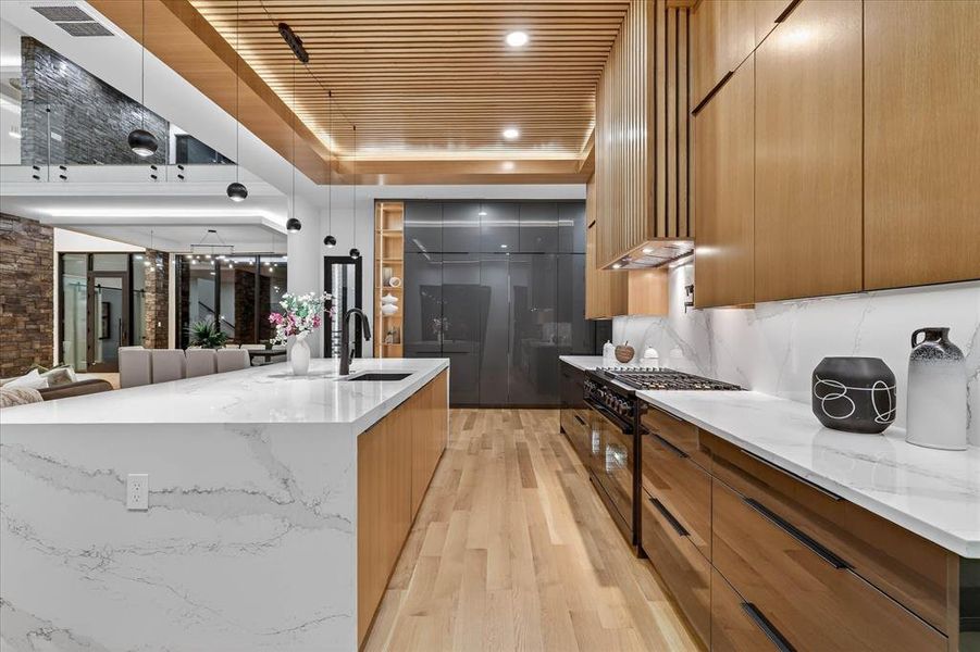 Furnished interior view inside a new home in , Dallas (Image 16).