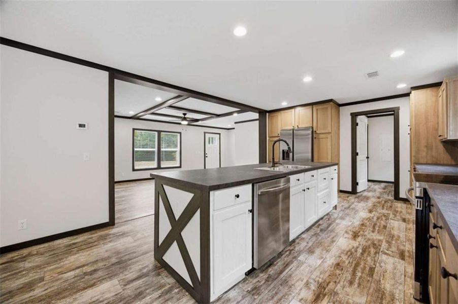 Furnished interior view inside a new home in , Eatonton (Image 5).