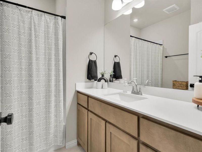 Furnished interior view inside a new home in Regent Park, Springtown (Image 16).