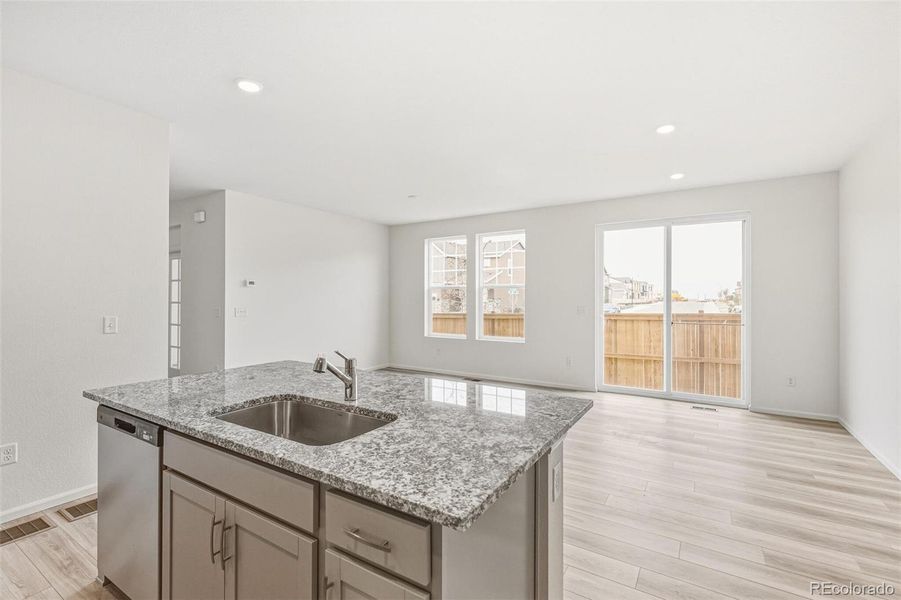 Furnished interior view inside a new home in Sky Ranch Villas, Watkins (Image 5).