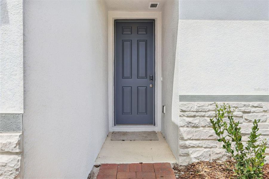 Exterior details and patio area of a home in The Meadow at Crossprairie, St. Cloud (Image 4). Exterior details and patio area of a home in The Meadow at Crossprairie, St. Cloud (Image 4).