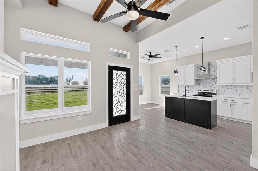 Spacious, unfurnished interior of a new home in , Trinidad (Image 27). Spacious, unfurnished interior of a new home in , Trinidad (Image 27).
