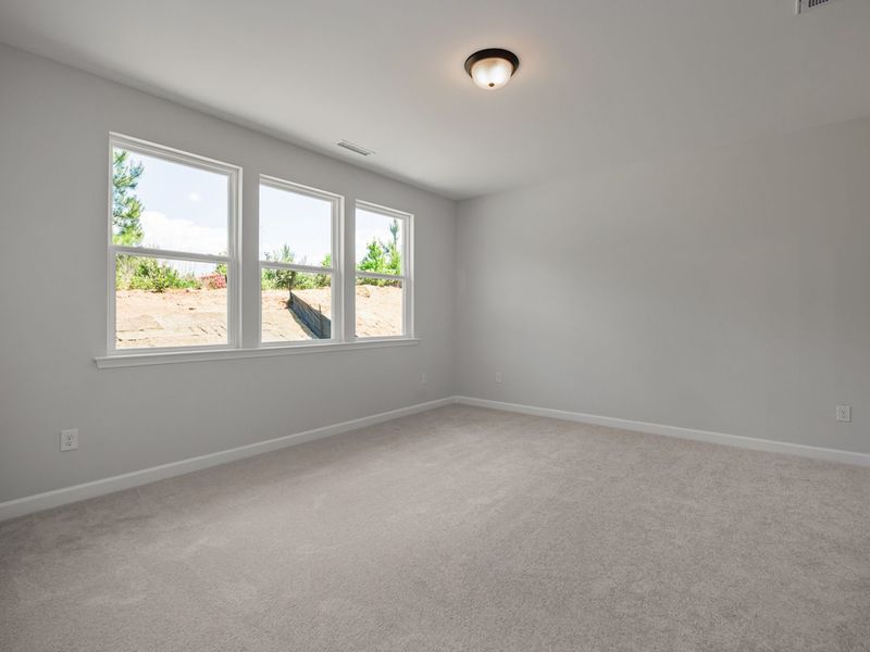 Representative unfurnished interior of a home built from the The Birch II A by Davidson Homes LLC in Tobacco Road, Angier (Image 27). Representative unfurnished interior of a home built from the The Birch II A by Davidson Homes LLC in Tobacco Road, Angier (Image 27).
