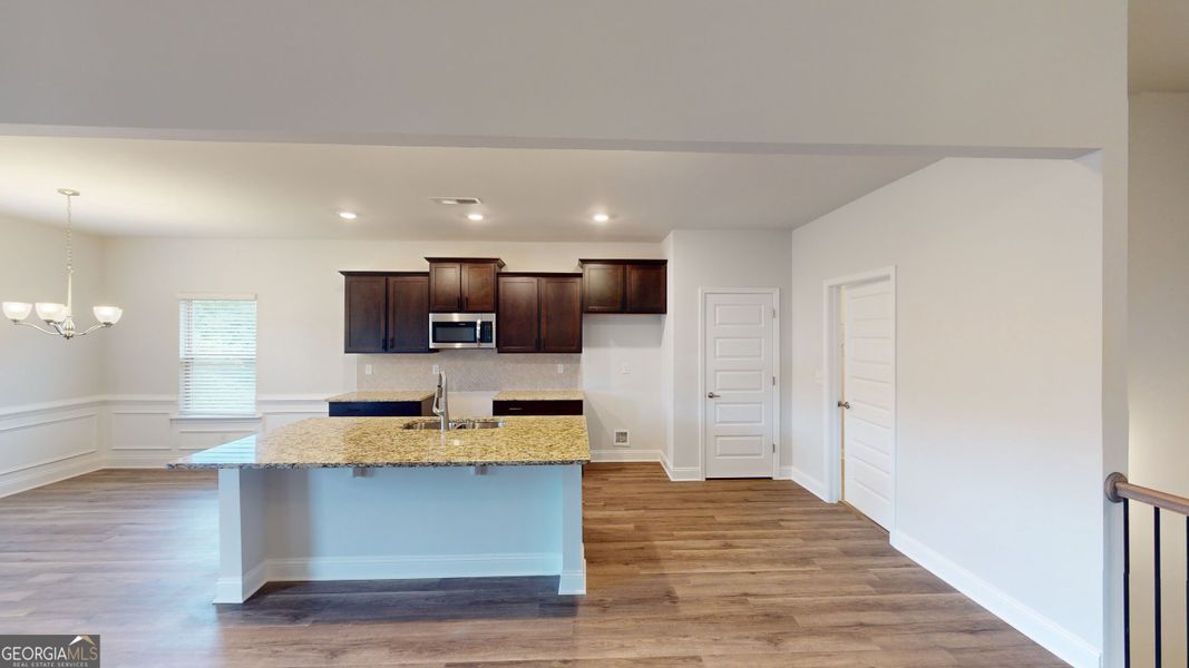 Furnished interior view inside a new home in Oakview Estates, Macon (Image 8).