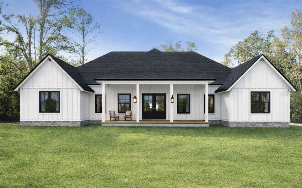 Exterior details and patio area of a home in , High Springs (Image 1). Exterior details and patio area of a home in , High Springs (Image 1).