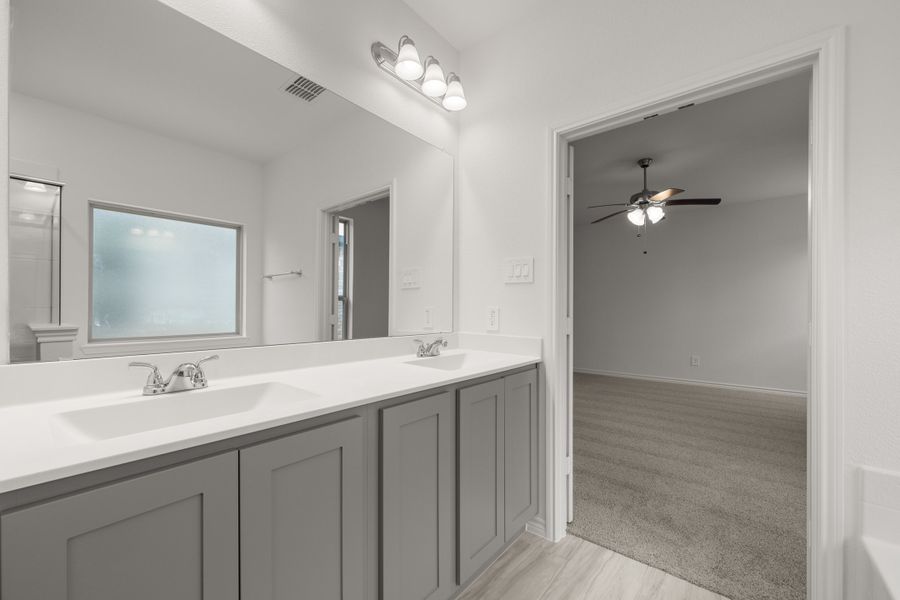 Furnished interior view inside a new home in Baker Farms, Cleburne (Image 10). Furnished interior view inside a new home in Baker Farms, Cleburne (Image 10).