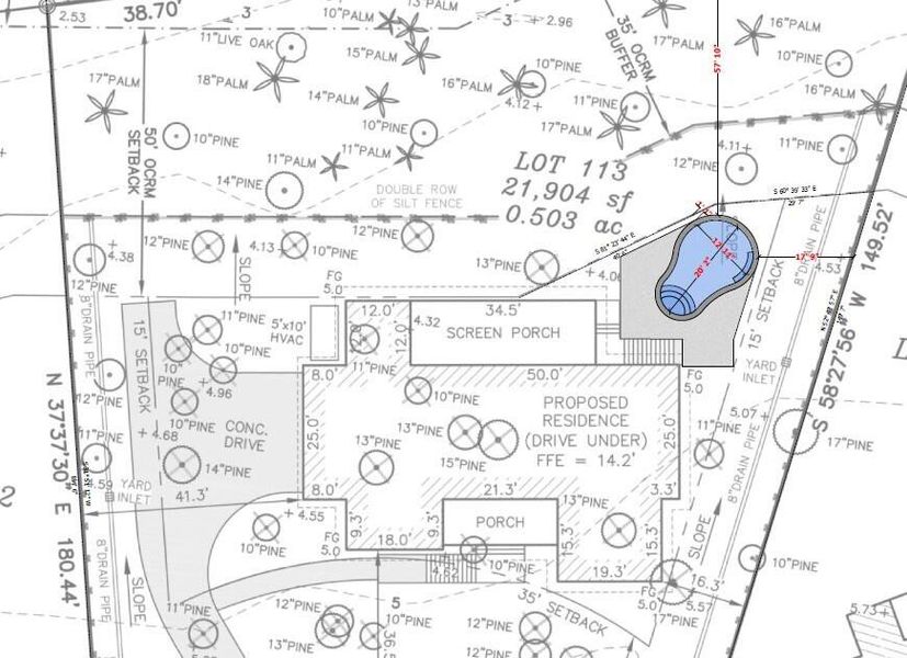 2D floor plan layout of this home in , Awendaw, SC (Image 16). 2D floor plan layout of this home in , Awendaw, SC (Image 16).